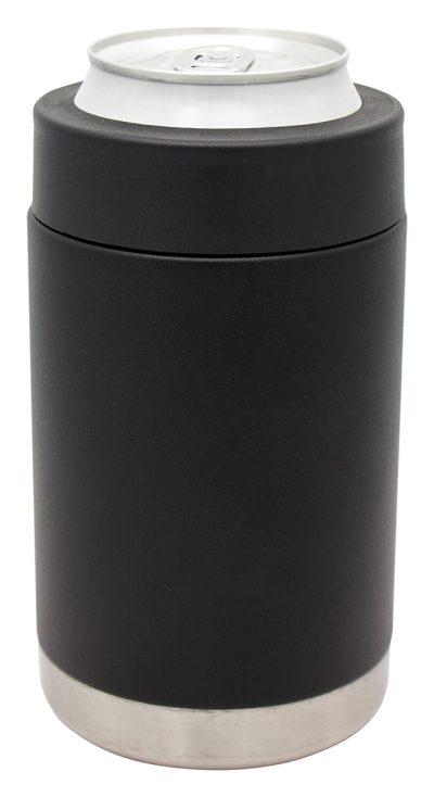 T4D Can Caddy Insulated Double Wall SS Black - TheSquarePeg