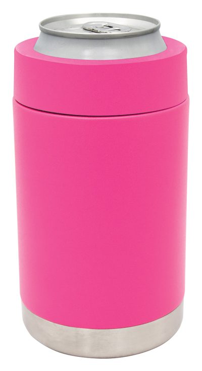 T4D Can Caddy Insulated Double Wall SS Pink - TheSquarePeg