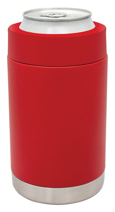 T4D Can Caddy Insulated Double Wall SS Red - TheSquarePeg