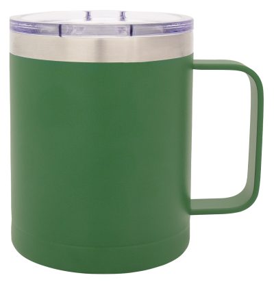 T4D Mug Double Wall SS W/Handle Green - TheSquarePeg