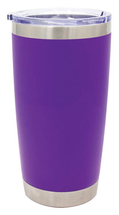 T4D Tumbler Double Wall SS Purple - TheSquarePeg